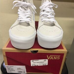 Vans Women's Sk8 Tapered Stackform Grey NWT